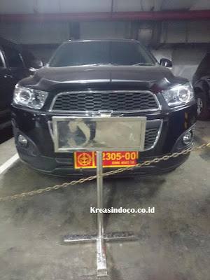 Jasa Pembuatan Tanda Parkir Bahan Stainless Seluruh Indonesia