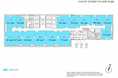 Royal Square @ Novena 8st storey Medical Suites floor plan