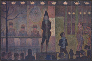 Arte Moderna - Circus Sideshow, por Georges Seurat