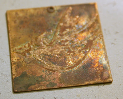 Etching adventures in brass: Step #2 - first clean-up:: All Pretty Things