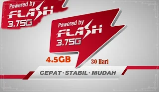 Paket Flash Tsel 4.5GB