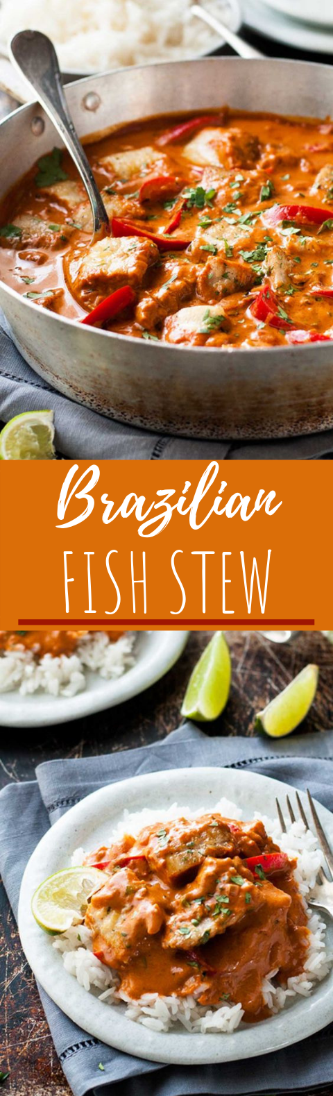 Brazilian Fish Stew (Moqueca Baiana) #seafood #dinner