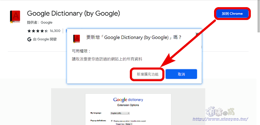 Google Dictionary 多國語言詞典