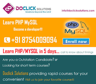 PHP/MYSQL training in coimbatore
