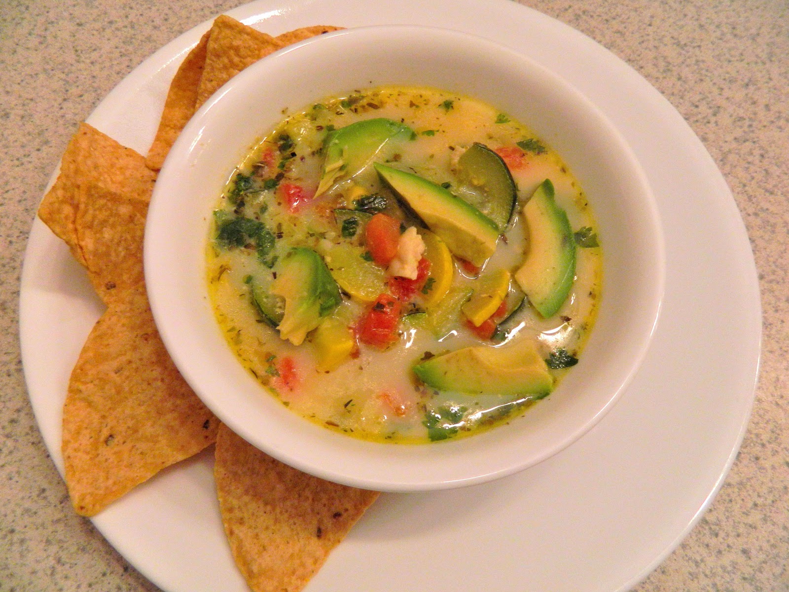 Mexican Zucchini Soup....My Way