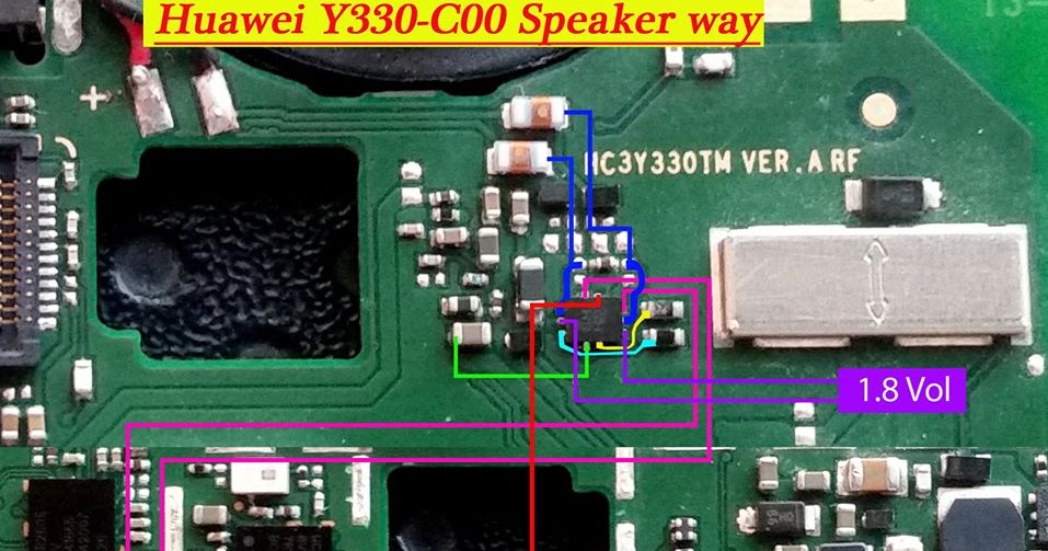 Huawei Y330C00 Speaker & Touch Way