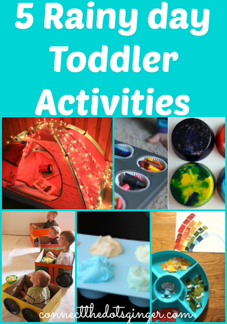 Connect the Dots Ginger | Becky Allen: 5 Rainy day Toddler Activities