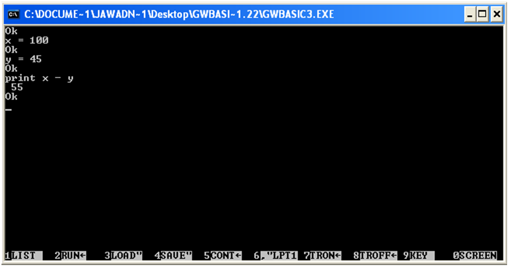 My Programming Tips: WRITING PROGRAMS IN GW BASIC