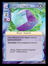My Little Pony Frozen in Magicite Marks in Time CCG Card