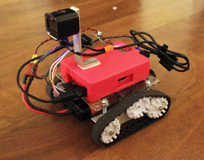 Raspberry Pi robot telepresence rover