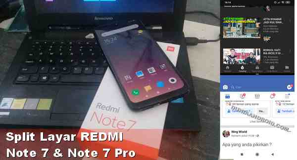 Split screen Redmi Note 7 / Pro