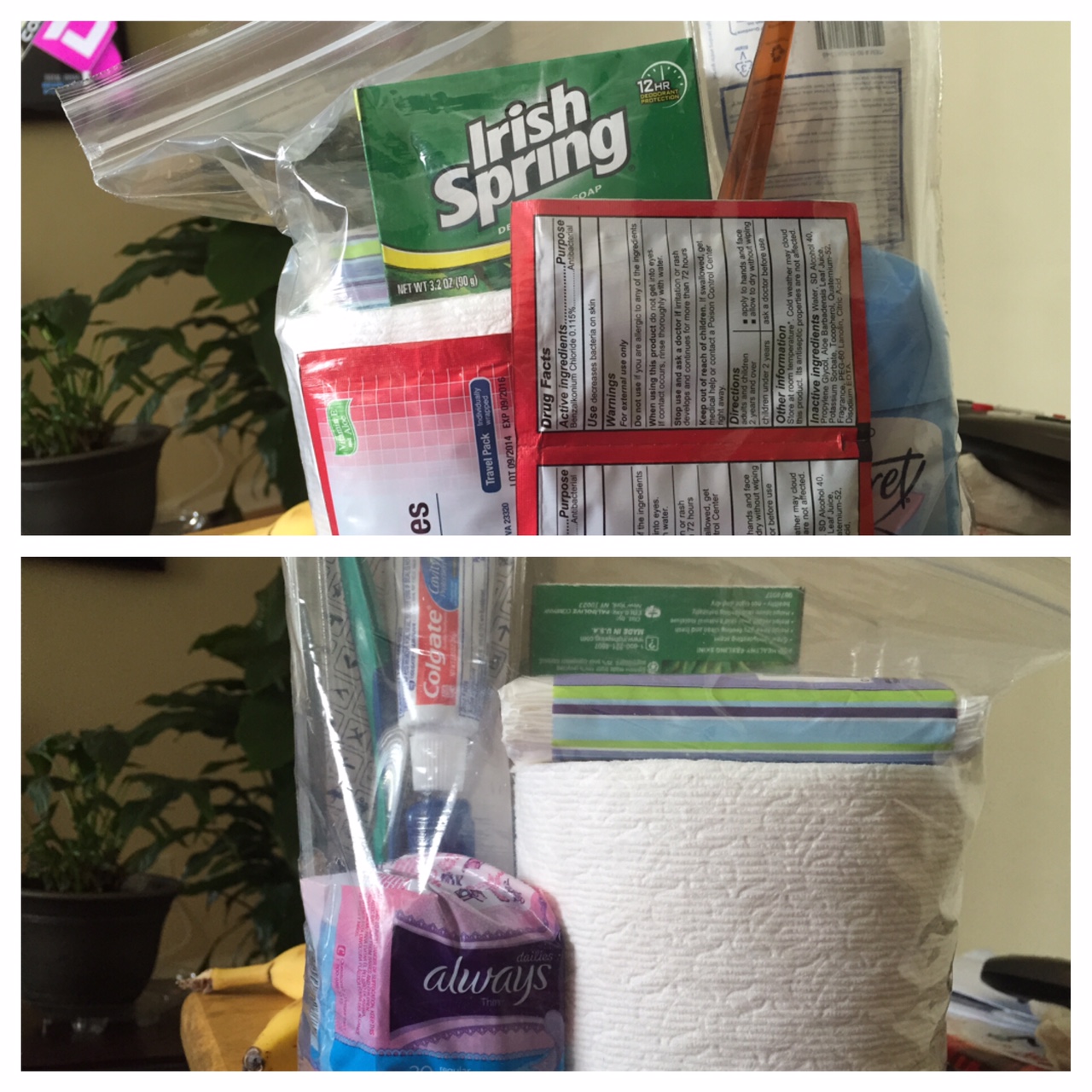 The Lone Trekkie How To Make a Hygiene Kit