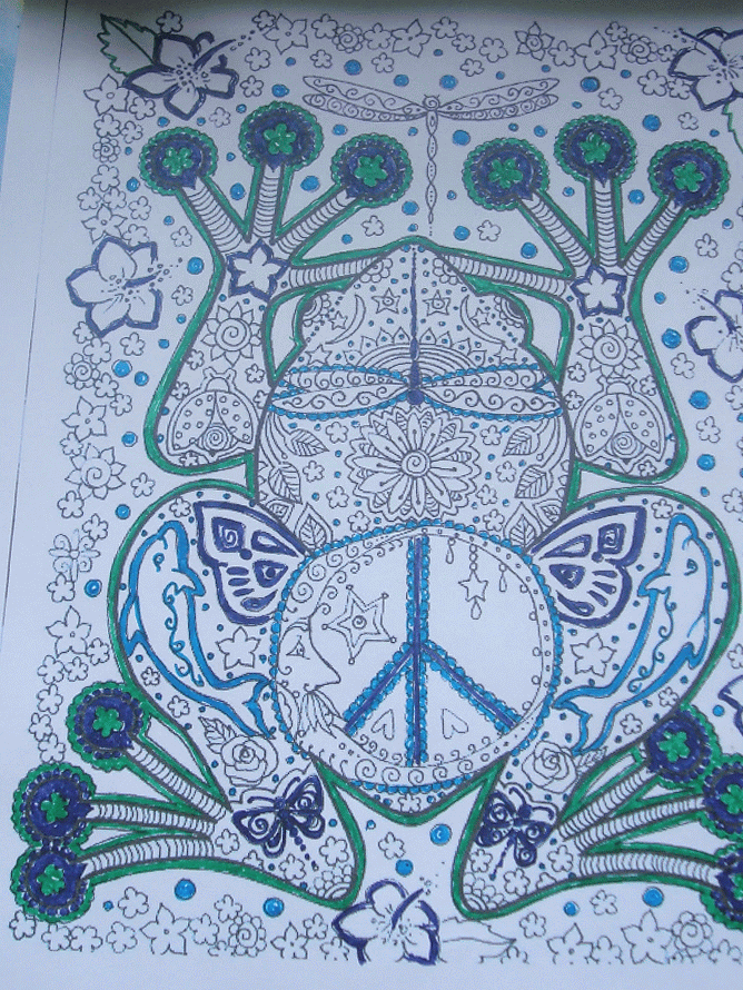 coloriage pour adulte à imprimer | Liberate