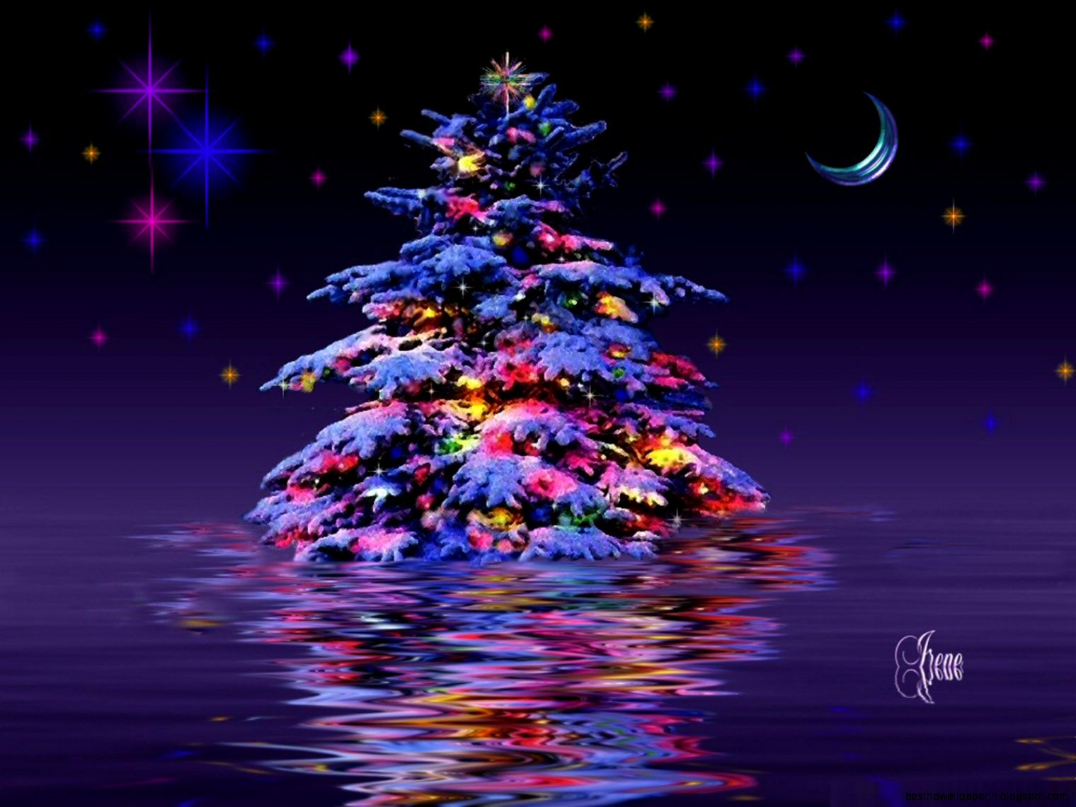 Free Desktop Wallpaper Christmas Trees