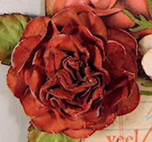 vintage rose van papier