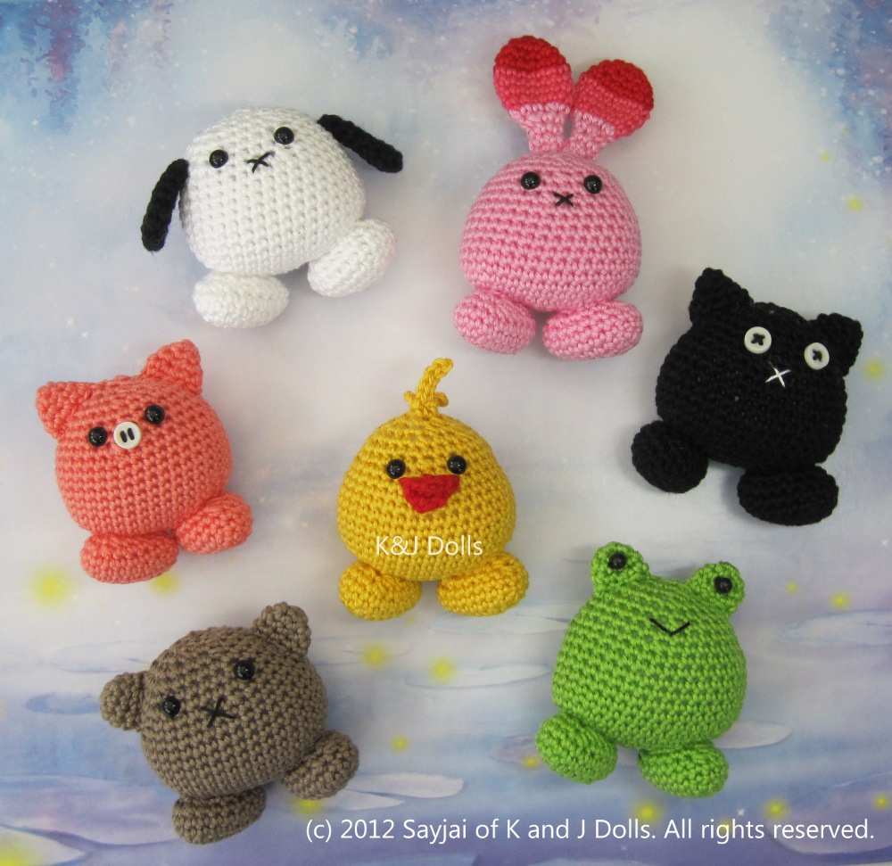Animaletti Paffuti Amigurumi Schema per Amigurumi