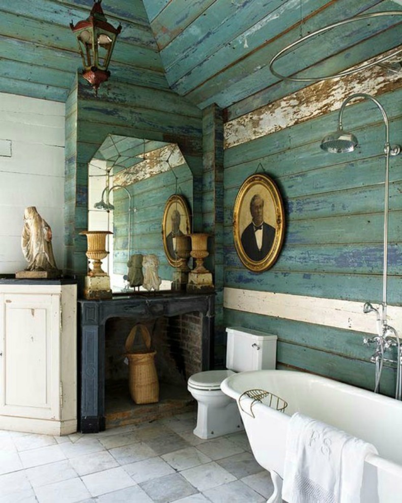 Rustic Bathroom Colors