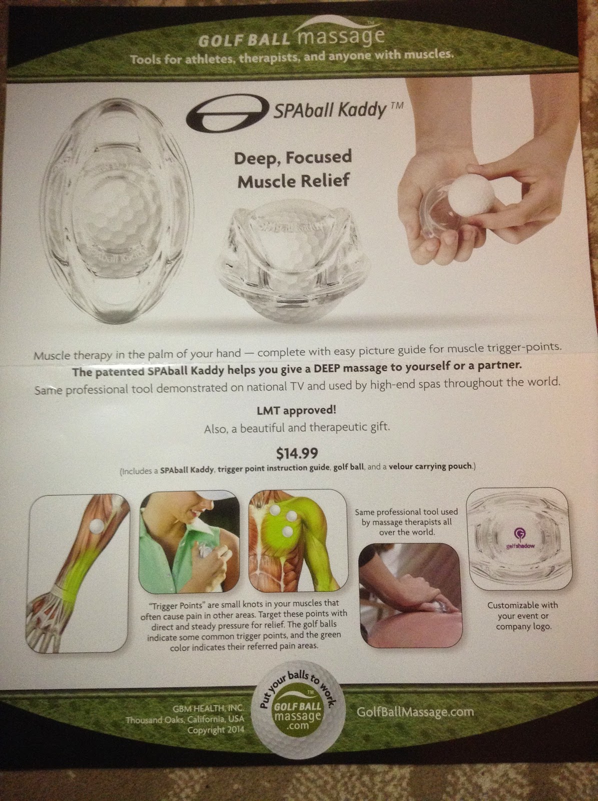 Love And Lipgloss Reviews Product Review SPAball Kaddy Golf Ball Massage