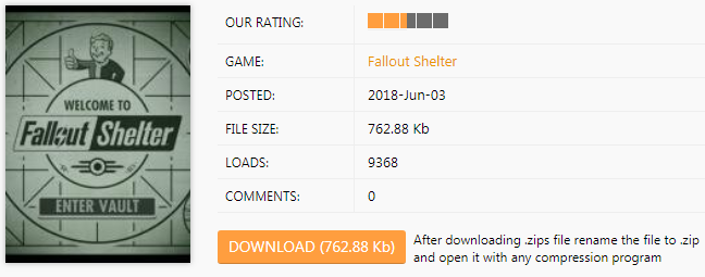 Fallout Shelter cheats