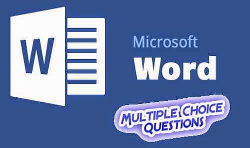Microsoft Office Word MCQ Questions With Answers Set 4