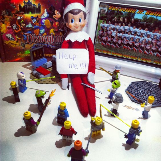 Little Lids Siobhan Lego Elf on the Shelf Ideas