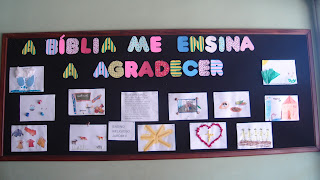 PAINEL ‘ A BÍBLIA ME ENSINA A AGRADECER”