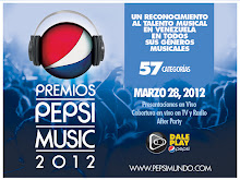 V O T A… en los Premios Pepsi Music 2012