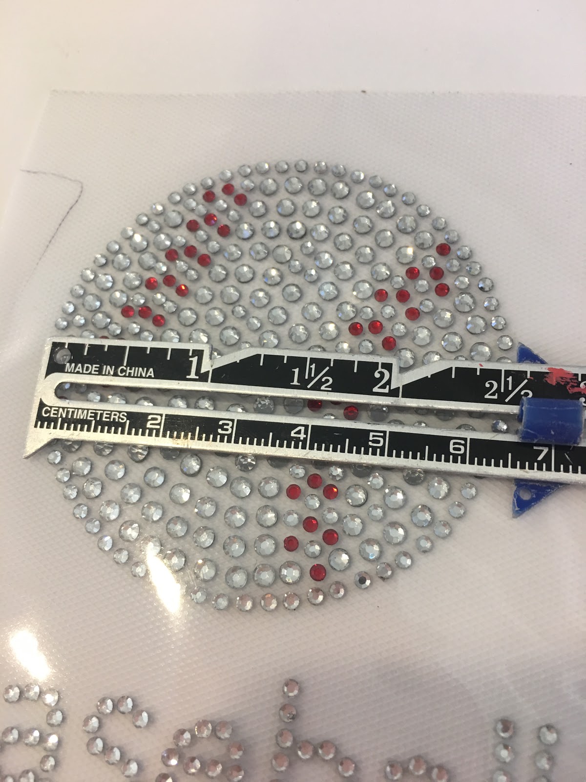 rhinestone transfers pre heat vinyl customize accurate ellipse trick measurement tool draw then re