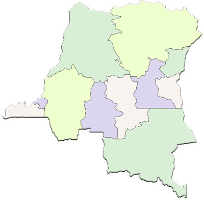 image: Blank color Democratic Republic of the Congo Map