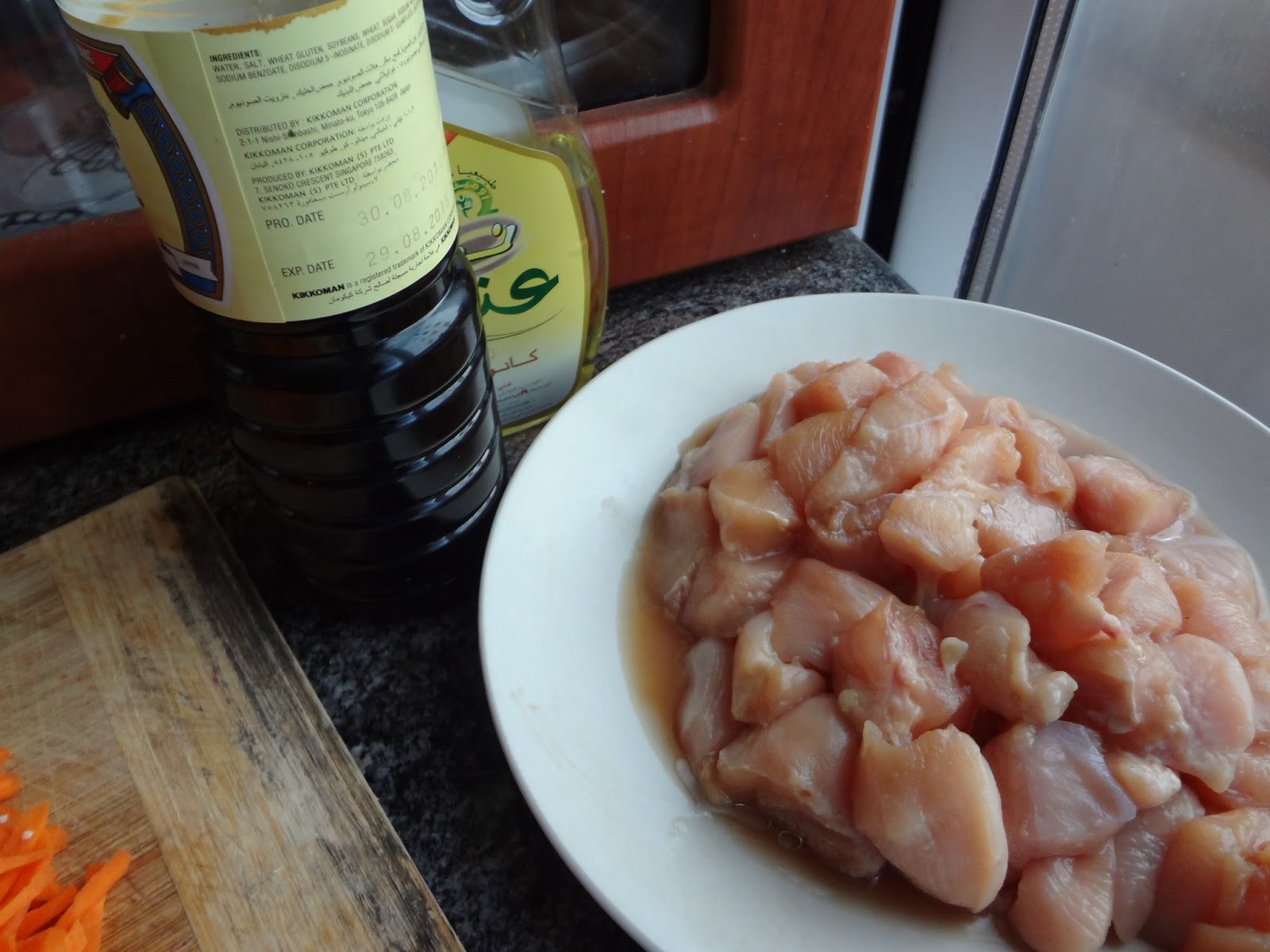 Cooking at Mayflower Sweet and Sour Chicken