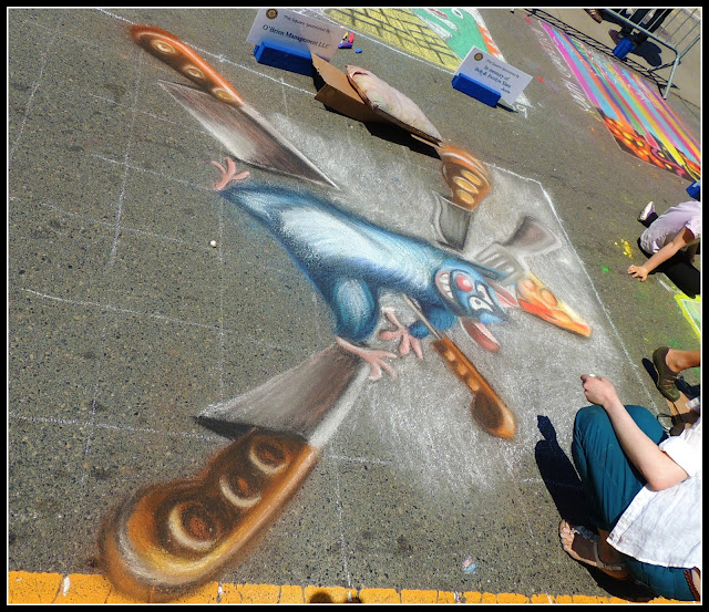 Chalk on the Walk (Street Painters) en Cambridge