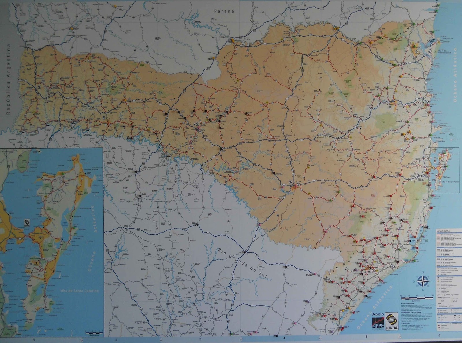 Incluindo no mapa Santa Rosa do