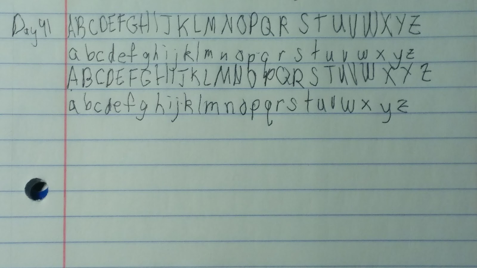 Write Left Hand Writing With My Left Hand DAY 41