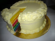 Rainbow Cake + Italian B/Cream