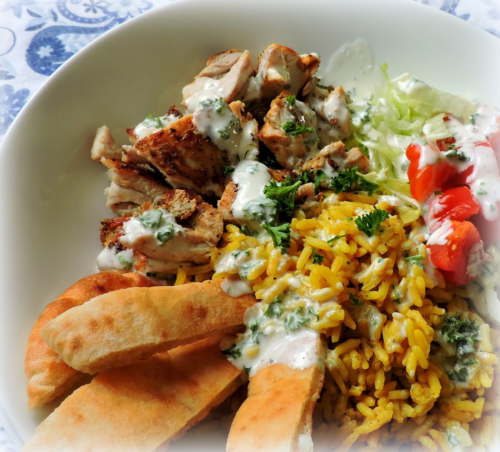 Street Cart Chicken & Rice The English Kitchen