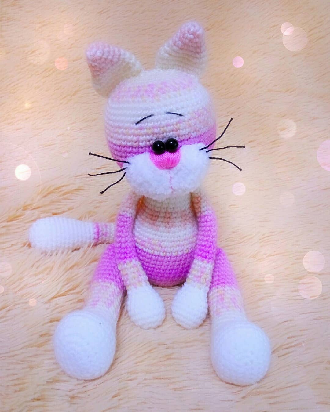 Crochet toy cat amigurumi Crochet toy cat amigurumi