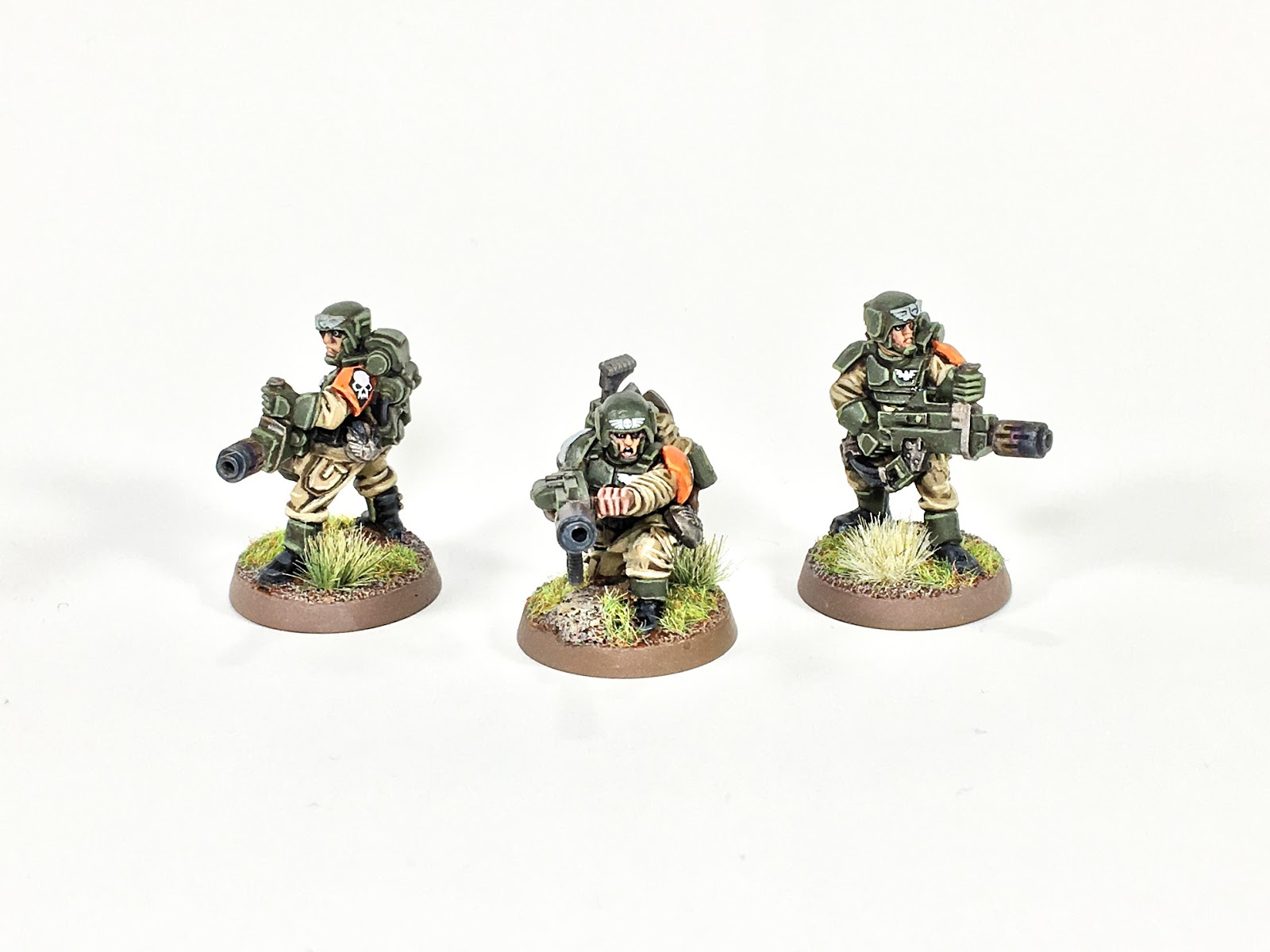 Showcase Astra Militarum Special Weapons Teams by Alejo Tale of Painters