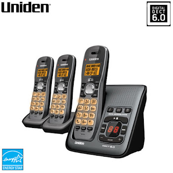 UNIDEN® DECT 6.0 CORDLESS PHONE/ANSWERING SYSTEM