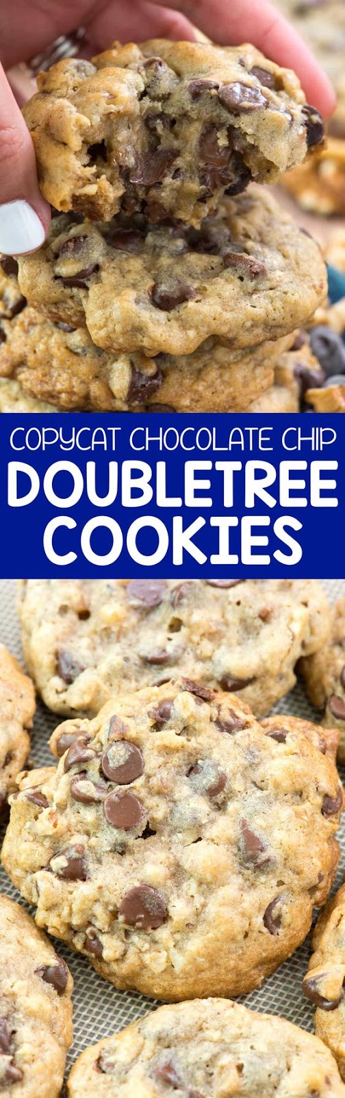 BETTER than Doubletree Chocolate Chip Cookies Recipe Girls Dishes