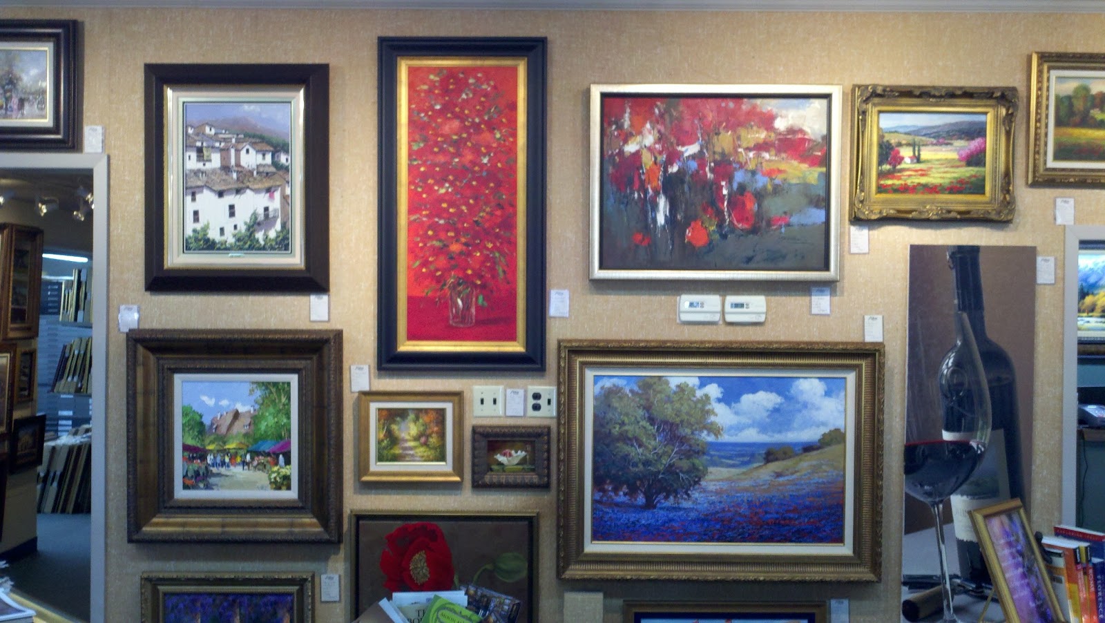 J.R. Mooney Galleries of Fine Art San Antonio J.R. Mooney Galleries interior shots of rehang 7