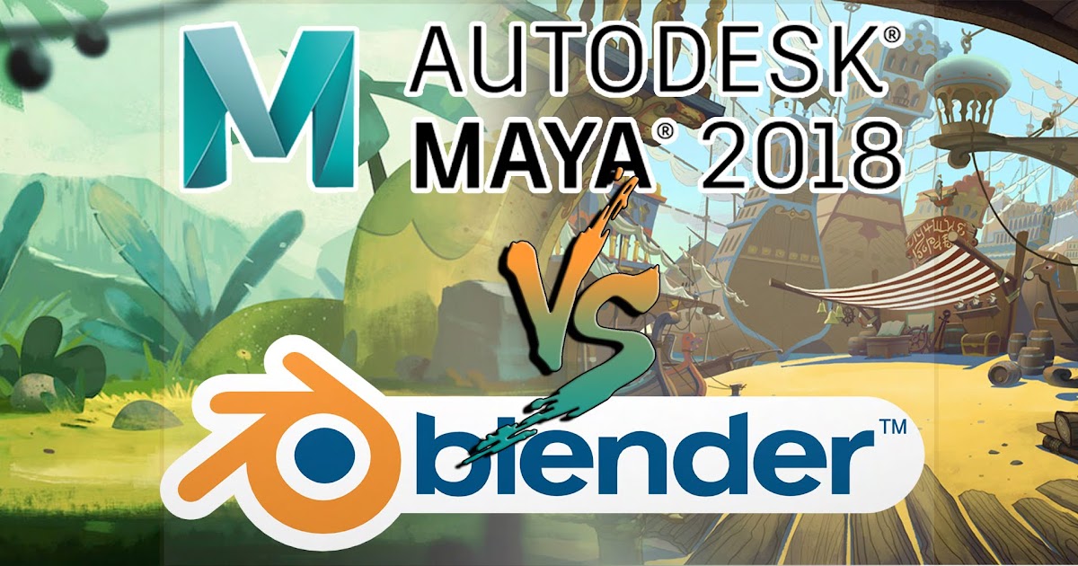 maya 3d vs blender