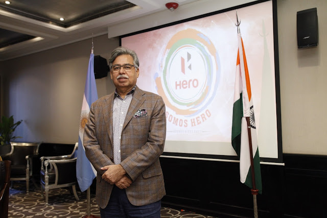 Pawan Munjal Chairman of Hero MotoCorp at the launch of Brand Hero in Argentina Pawan Munjal Chairman of Hero MotoCorp at the launch of Brand Hero in Argentina