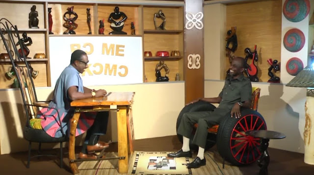 KSM and Johnson Kwadwo Asiedu Nketia on the “Bɔ Me Nkomɔ” Show