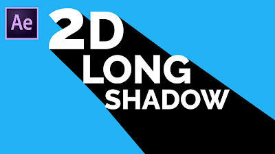 2D long shadow in after effect