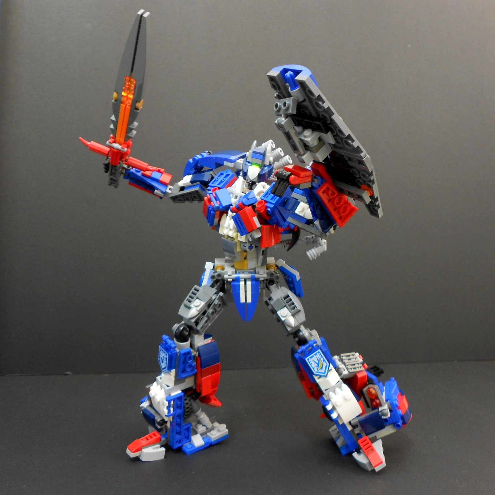 custom lego optimus prime