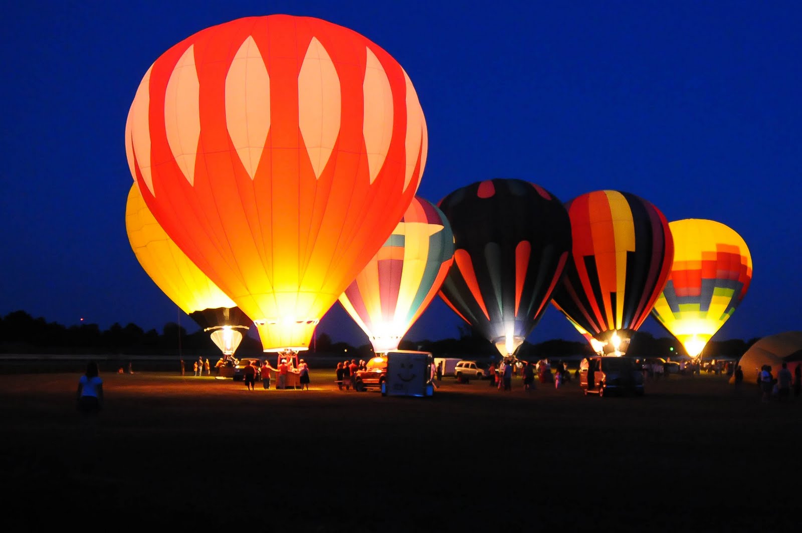 Visual Ohio Balloons and Tunes Hot Air Balloons at Beulah Park