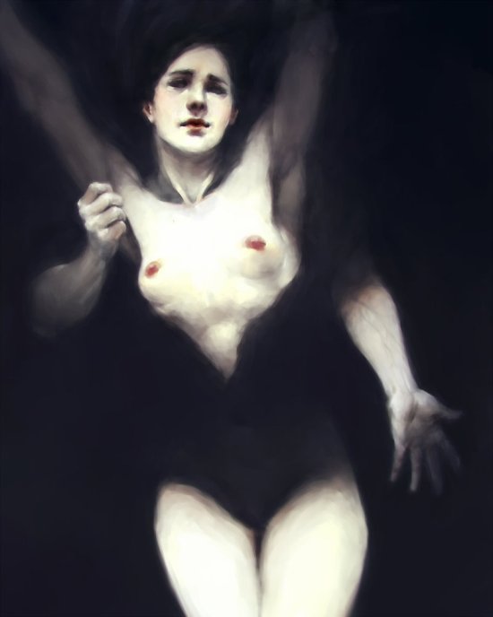 Igor Sid deviantart artstation ilustrações fantasia sombria medieval pinturas clássicas mulheres nuas nudez