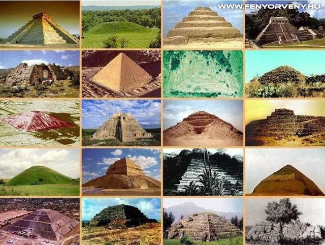 Hasonlóságok: Piramisok