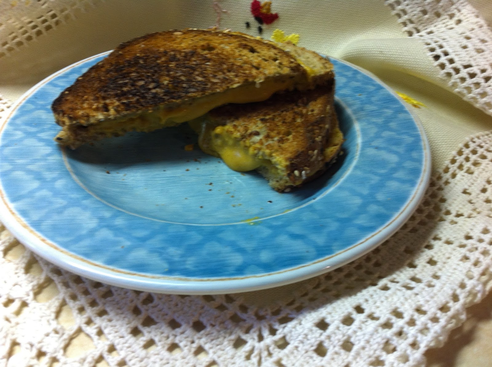 Barb's Plant Based Kitchen Vegan 'Oat' Cheese in a Grilled Cheese Sandwich
