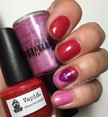 Hella Holo Customs; Vapid Lacquer One Love & Smitten Polish One Heart Hella Holo Customs; Vapid Lacquer One Love & Smitten Polish One Heart